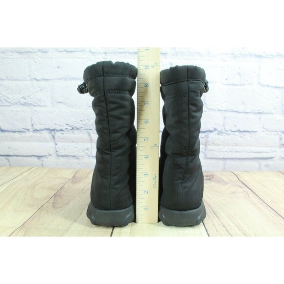 Bogs Women's Black Nylon Waterproof Insulated Cushioned Puffy Mid Boots Size 7 - Picture 6 of 9
